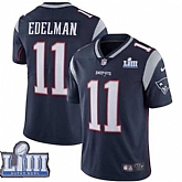 Youth Nike Patriots 11 Julian Edelman Navy 2019 Super Bowl LIII Vapor Untouchable Limited Jersey,baseball caps,new era cap wholesale,wholesale hats